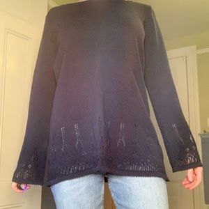 NWT navy tunic sweater